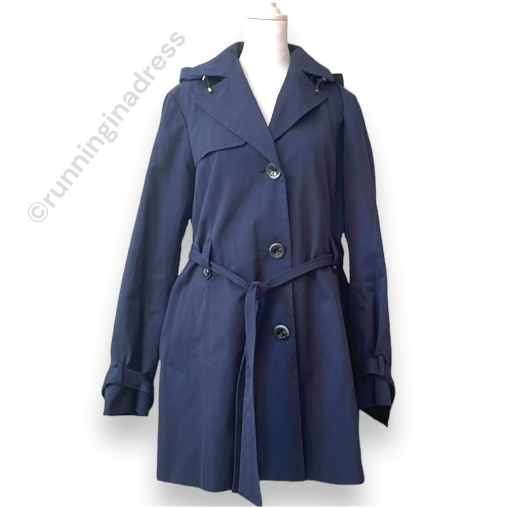 Ellen Tracy Single Breasted Removable Hooded Wate… - image 2